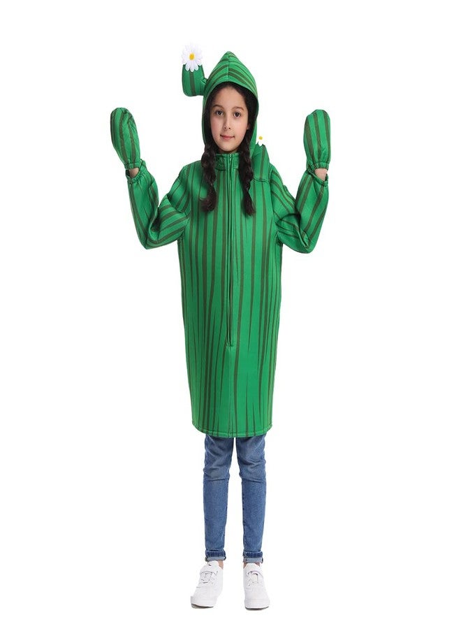 DSplay Kids Cactus Costume Cosplay Halloween Party (8-12 years) - Image 1